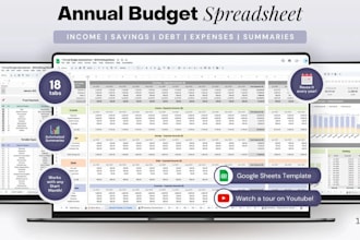 create custom CRM spreadsheet,excel budget, csv kpi dashboard, tracker formulas