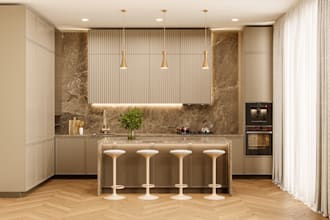 create functional 3d kitchen interior design using 3ds max corona rendering