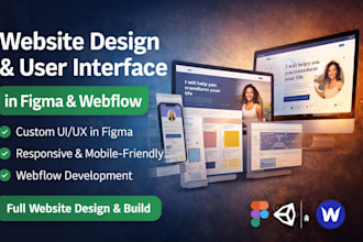 design redesign construct ui ux website design user interface in figma webflow