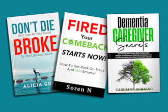 do book cover design, ebook cover design, kindle cover, book cover design