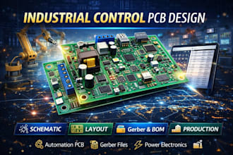 design industrial rf pcb control board schematic layout circuit and gerber