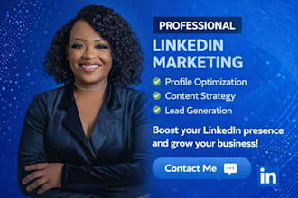 linkedin manager profile optimization , business page optimization