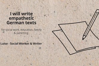 write social and educational content