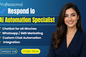 setup respond io ai agent workflow automation respond io customer support