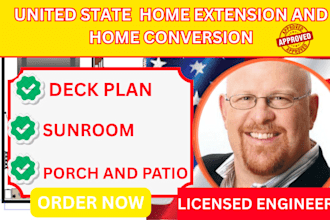 unted state home extension,deck plan,patio addition,porch,sunroom,house plan