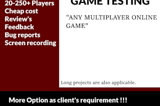 do game testing for you