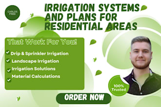 design irrigation systems and plans for residential areas