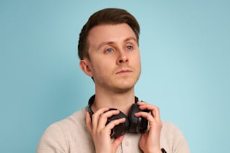 record an authentic, british english male voice over