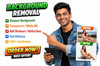 do image background removal super fast delivery