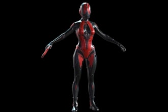 improve 3d character humanoid 3d robot VR avatar, ue meta rig,cc5,ue control rig