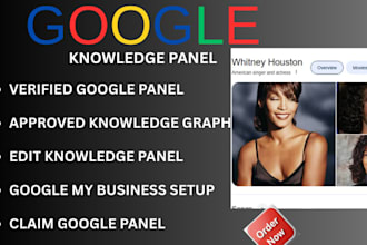 create a personal or company google knowledge panel and knowledge graph