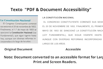create large print and easy to read adaptations for inclusion