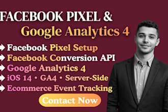 fix facebook pixel and capi, ga4 ecommerce conversion tracking  ios14