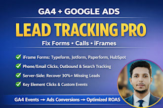 set up ga4 and google ads conversion tracking for lead gen b2b forms via GTM