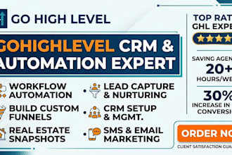 gohighlevel crm automation go highlevel workflow expert ghl website sales funnel