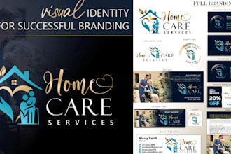 home care logo home care flyer, business card home care leads home care website