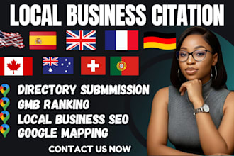 do backlinks or local citations for UK USA canada spain france germany on sites