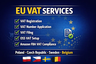 do eu vat registration and filing for poland czech republic sweden belgium