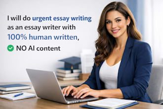 do urgent essay writing as an essay writer