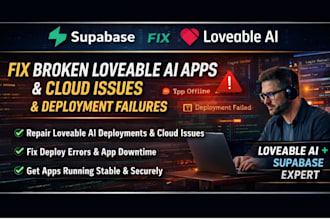 repair loveable ai apps loveable cloud issues deployment failure error fixing