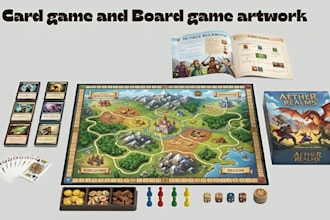 design card game design board game artwork tcg playing cards trading card game