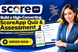 build scoreapp quiz funnel scorecard score app landing page for lead gen