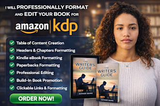 be your developmental book editor copy editing , amazon kdp journal book desgin