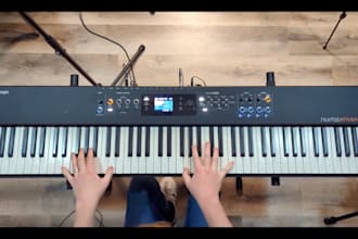 record a piano part for your song