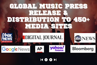 write and distribute a professional music PR press release