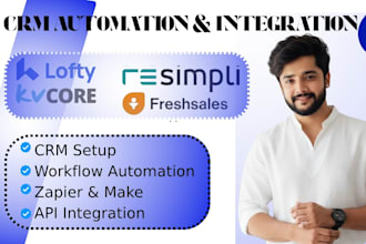 setup lofty crm kvcore  rei reply resimpli freshsales follow up boss real estate