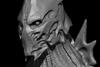 sculpt quality character or bust for 3d printing