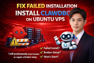 install clawdbot on vps fix failed broken installation