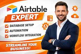 airtable expert for database setup automation and workflow intergeration