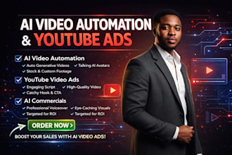 do ai video automation youtube video ads ai commercial ai products ads