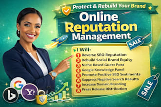 suppress negative search results and manage your online reputation, reverse seo