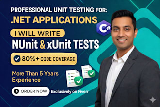 write nunit and xunit unit tests for your dotnet application