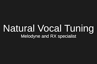 naturally tune and clean your vocals with melodyne and rx