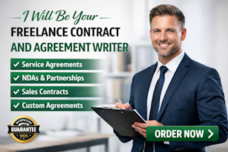 be your freelance contract and agreement writer