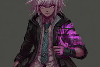 make awesome danganronpa character for you