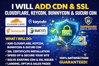 fix SSL issues install SSL certificate, CDN setup secure website with cloudflare