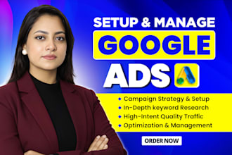 setup and manage your google ads ppc campaigns as your dedicated ads manager
