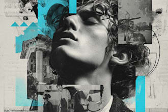 draw an album cover art illustration