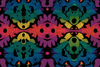 design unique seamless pattern, textile print, and packaging