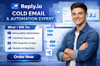 setup reply io cold email reply io sequence reply io email automation