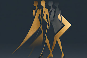 design luxury fashion and clothing brand logo