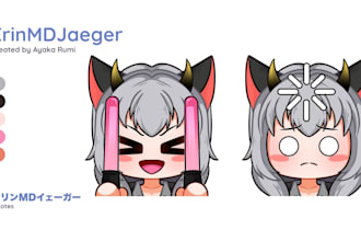 design custom static or animated emote ready to use