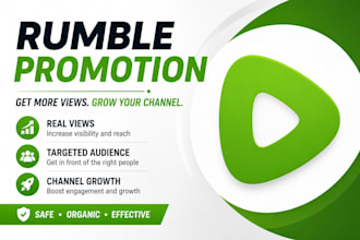 do organic rumble video promotion