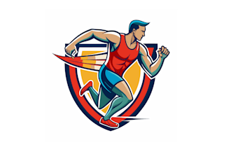 create wonderful and excellent athlete logo design
