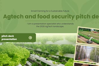 design venture capital agtech food security startups pitch deck
