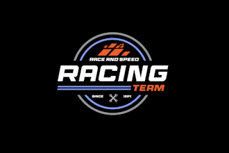create awesome and gorgeous racing logo design